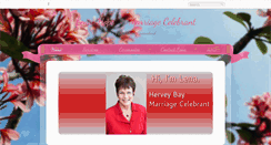 Desktop Screenshot of lenaherveybaycelebrant.com